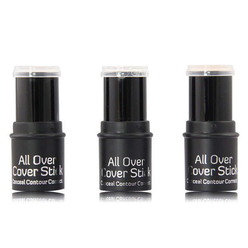 Base Correctora facial hidratante de tres colores que cubre espinillas pecas ojeras