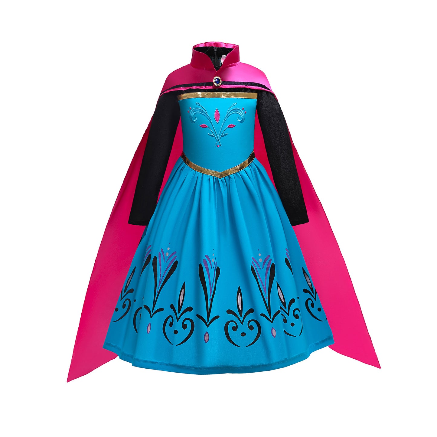 Vestido de manga larga para niña princesa de Halloween, Princesa de cuento de Hadas