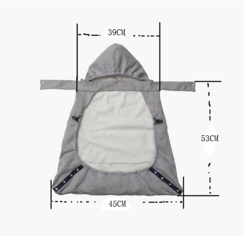 Mochila a prueba de viento para bebé, manta, portabebés, soporte para mamás, traslado de bebés y protección para viento y frio