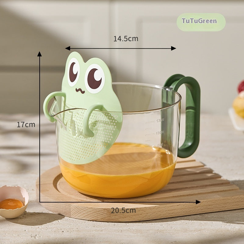 Vaso de Cocina medidor y Separador de Huevo – Diseño Divertido