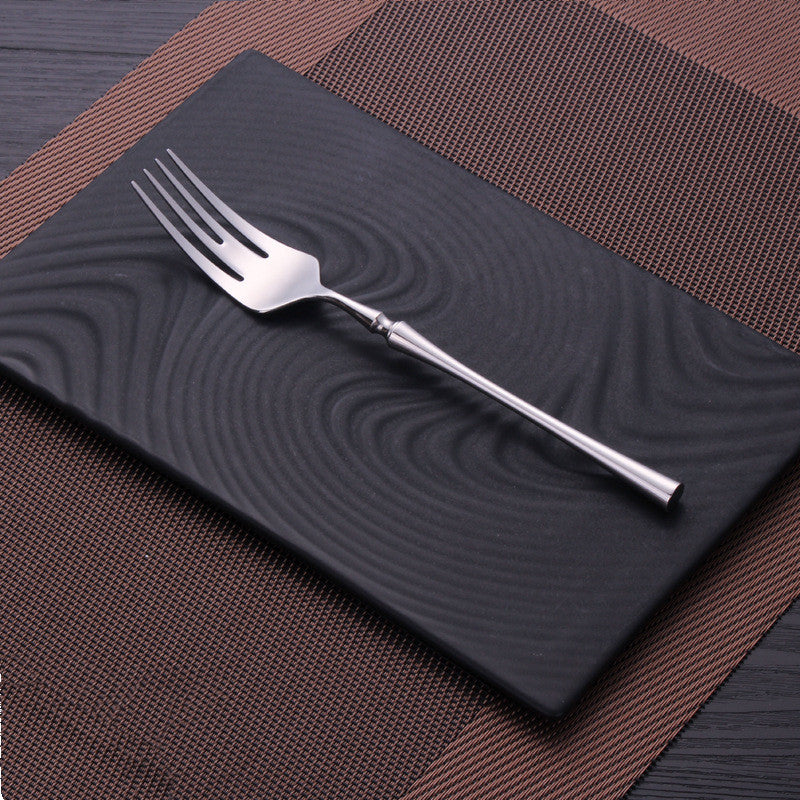 Set Premium de Cuchillo, Tenedor y Cucharas – Vajilla Moderna en Acero Inoxidable