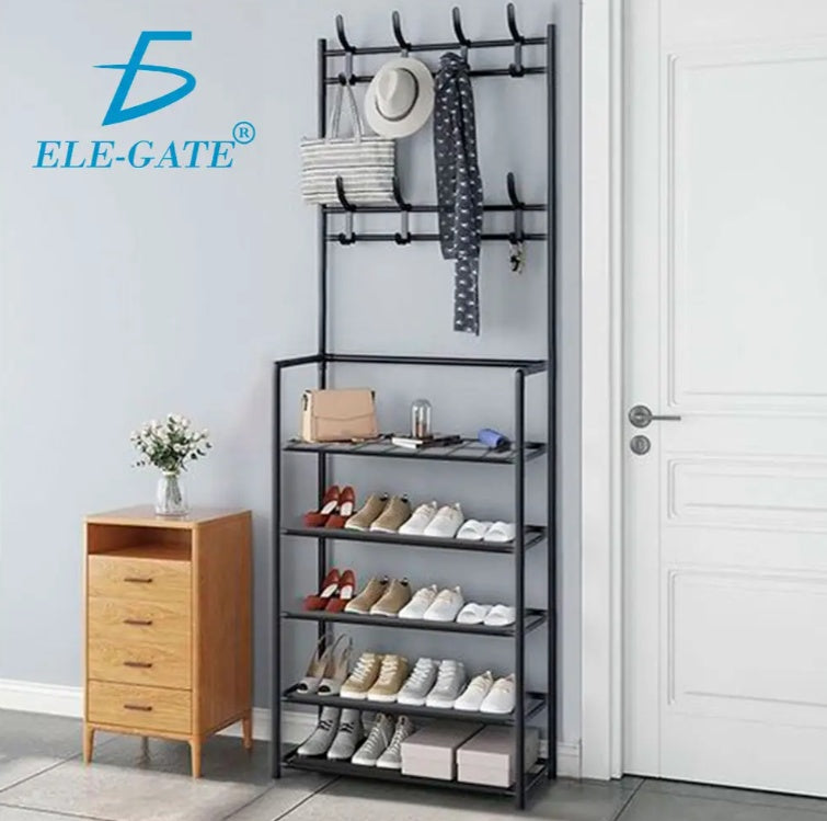 Organizador 5 Niveles con Barras Dobles – Orden y Espacio para Ropa y Zapatos