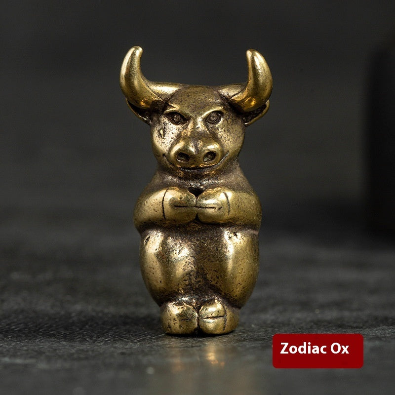 Mascota Zodiacal China en Cobre | Amuleto de Prosperidad