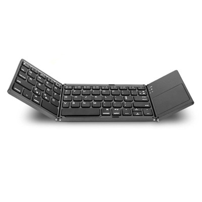 Teclado Bluetooth plegable con batería de litio recargable ultra fino y ligero