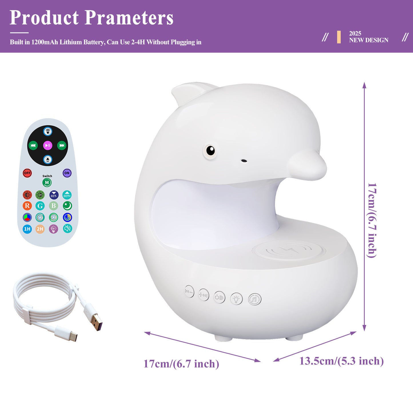 Lámpara de Escritorio con Luz Ambiental y Control Remoto | Diseño Moderno 5W