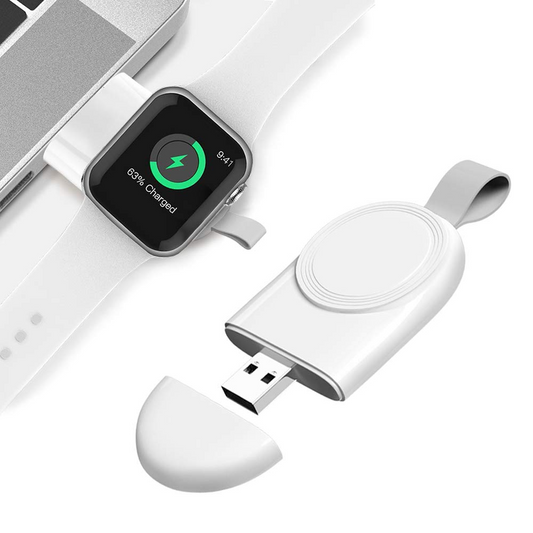 Cargador inalámbrico portátil para Apple Watch, estación de carga, soporte, cargador USB