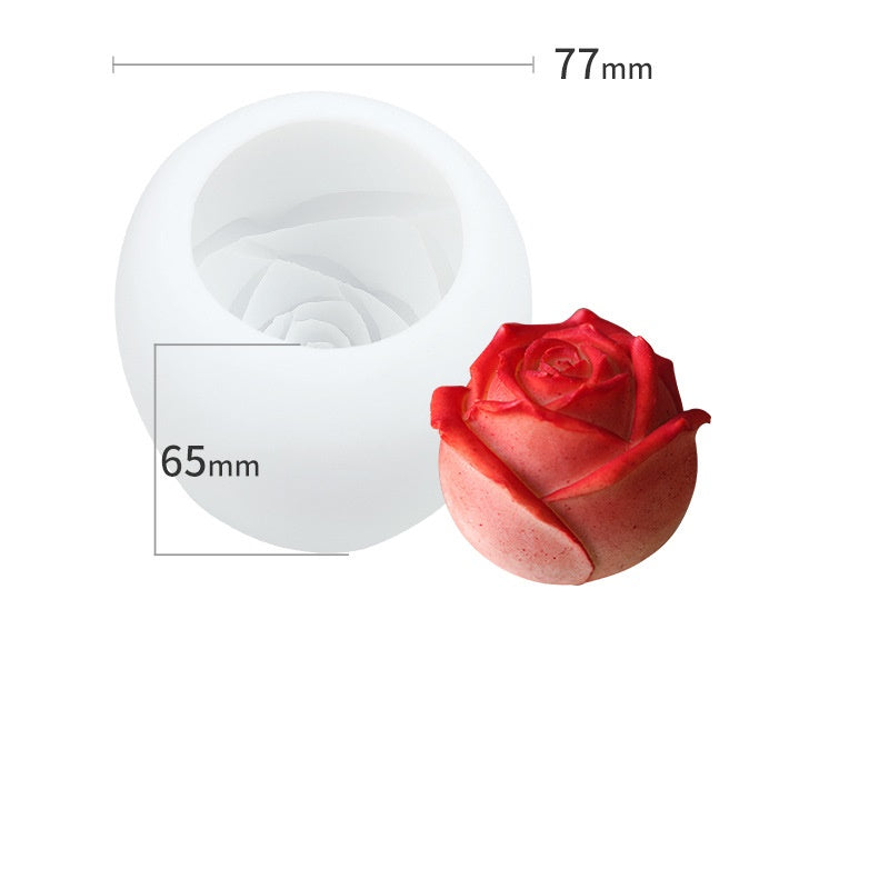 Molde Rosa Premium para Hielos, Chocolates y Postres