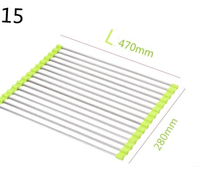 Rejilla Plegable Multifuncional para Fregadero | Secado Rápido y Diseño Profesional