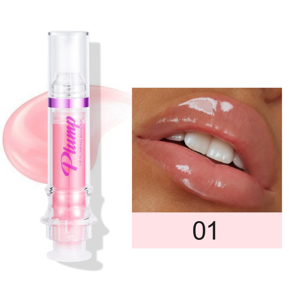 Nuevo tubo de labios rico bálsamo, Color ligeramente brilloso, labios de miel, espejo de cristal, labios, lápiz labial líquido con espejo