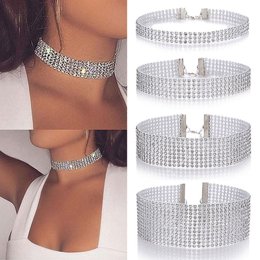 Choker de Cristales Elegante | Collar Brillante para Eventos y Bodas