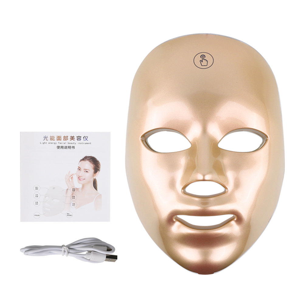 Máscara LED 7 Colores | Spa Facial Inteligente en tu Hogar