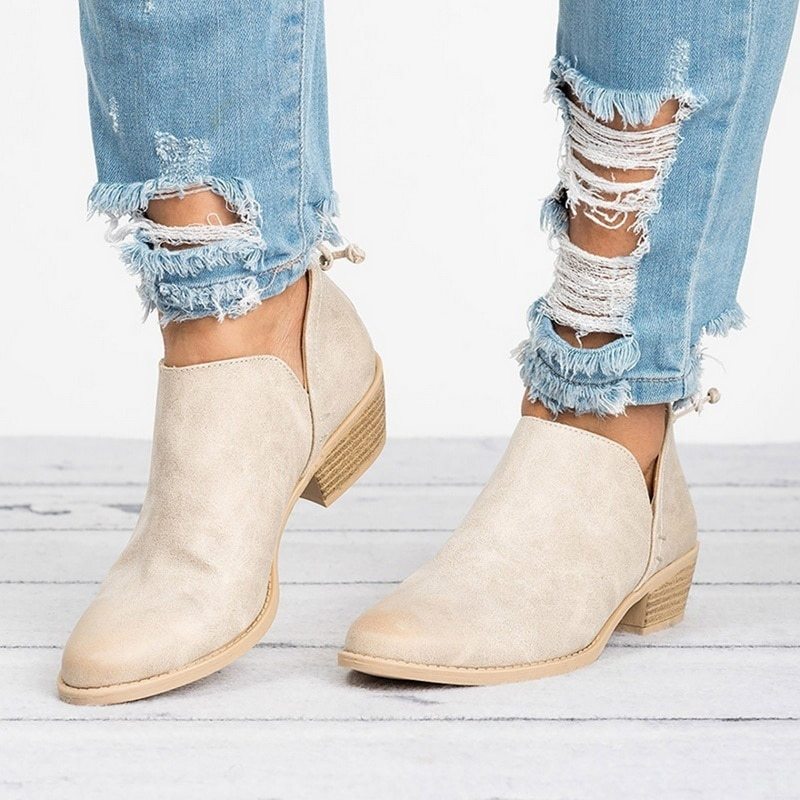 Botines de Tacón bajo para  Mujer – Elegancia y Comodidad para Otoño