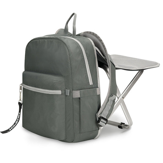 Mochila, Backpack con Asiento Oculto – ¡Organízate y Descansa en Cualquier Lugar!