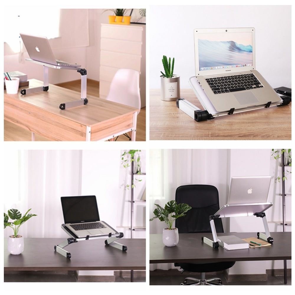 Soporte plegable para computadora portátil Soporte ergonómico para tableta de escritorio