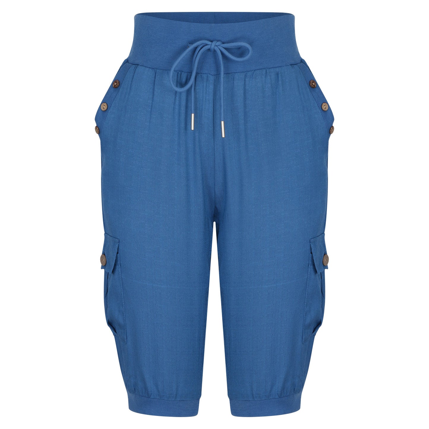 Pantalón Capri Cargo Retro | Estilo Artístico y Bolsillos Funcionales