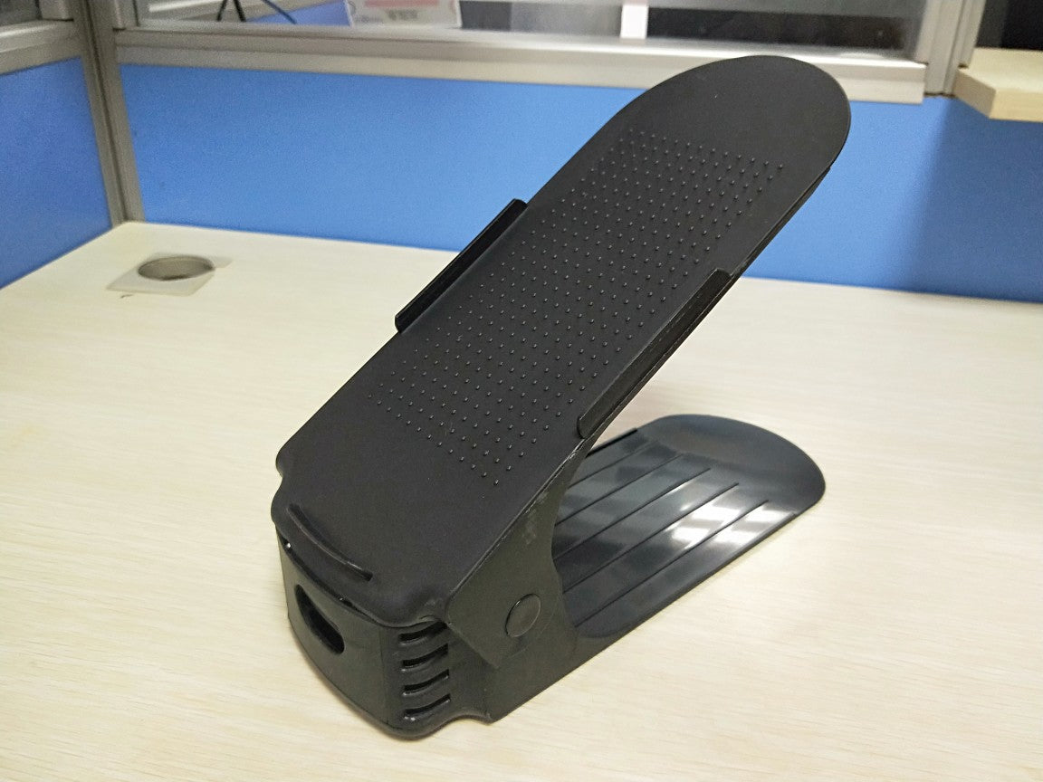 Organizador de Zapatos Doble Ajustable – Soporte de Almacenamiento Vertical ahorro 50%