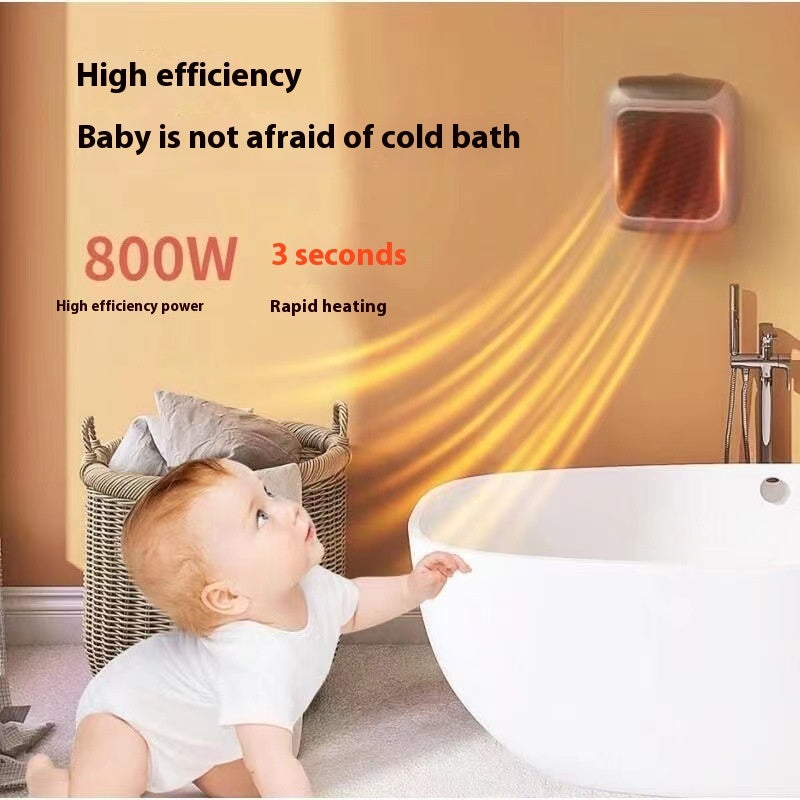 Mini Calentador de Pared con Control Digital y Temporizador – Confort Inteligente