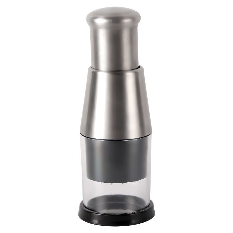Picador Manual de Ajo y Cebolla – Cuchillas de Acero Inoxidable
