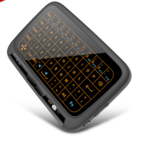 Miniteclado H18, teclado con iluminación para gamer, inhalambrico de 2.4 GHZ, pequeño, innovador