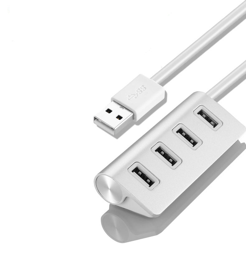 Adaptador Multipuerto USB-C a 4 USB | Diseño Premium en Aluminio