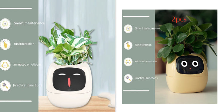 Maceta Inteligente Interactiva | Monitor de Planta con Sensores y Pantalla