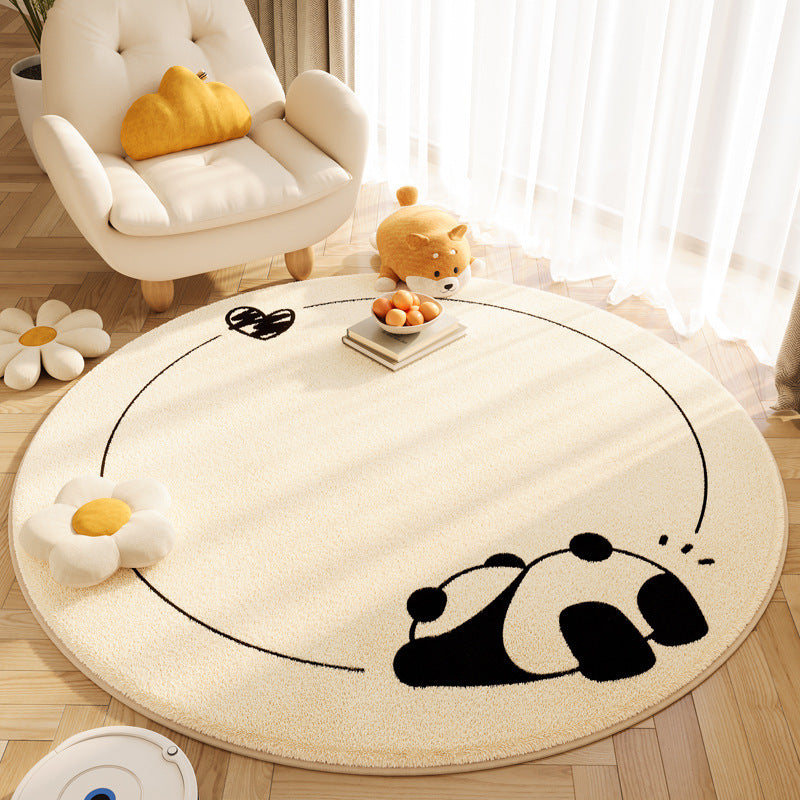Alfombra Anime Redonda – ¡Diseños de Dibujos Animados que Enamoran! 🐶🐼🐰