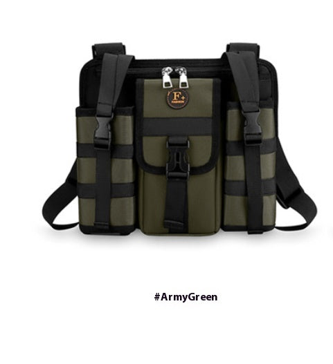 Bolso Bandolera Masculino Impermeable – Liviano, Antibacterial y de Alta Capacidad