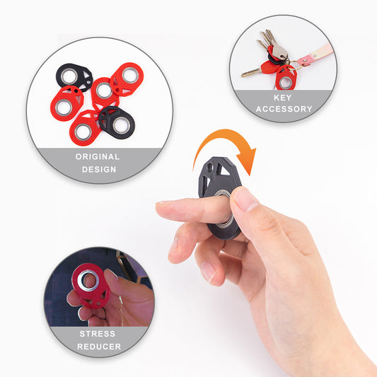 Creativo Fidget Spinner juguete llavero mano Spinner Anti-ansiedad juguete alivia el estrés dedo Spinner llavero abrebotellas juguete para niños