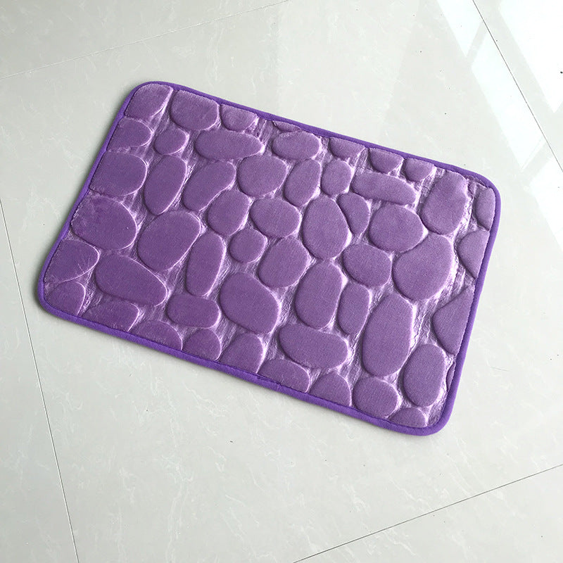 Alfombra de Baño Efecto Piedra 3D — Ultra Suave, Antideslizante y Súper Absorbente