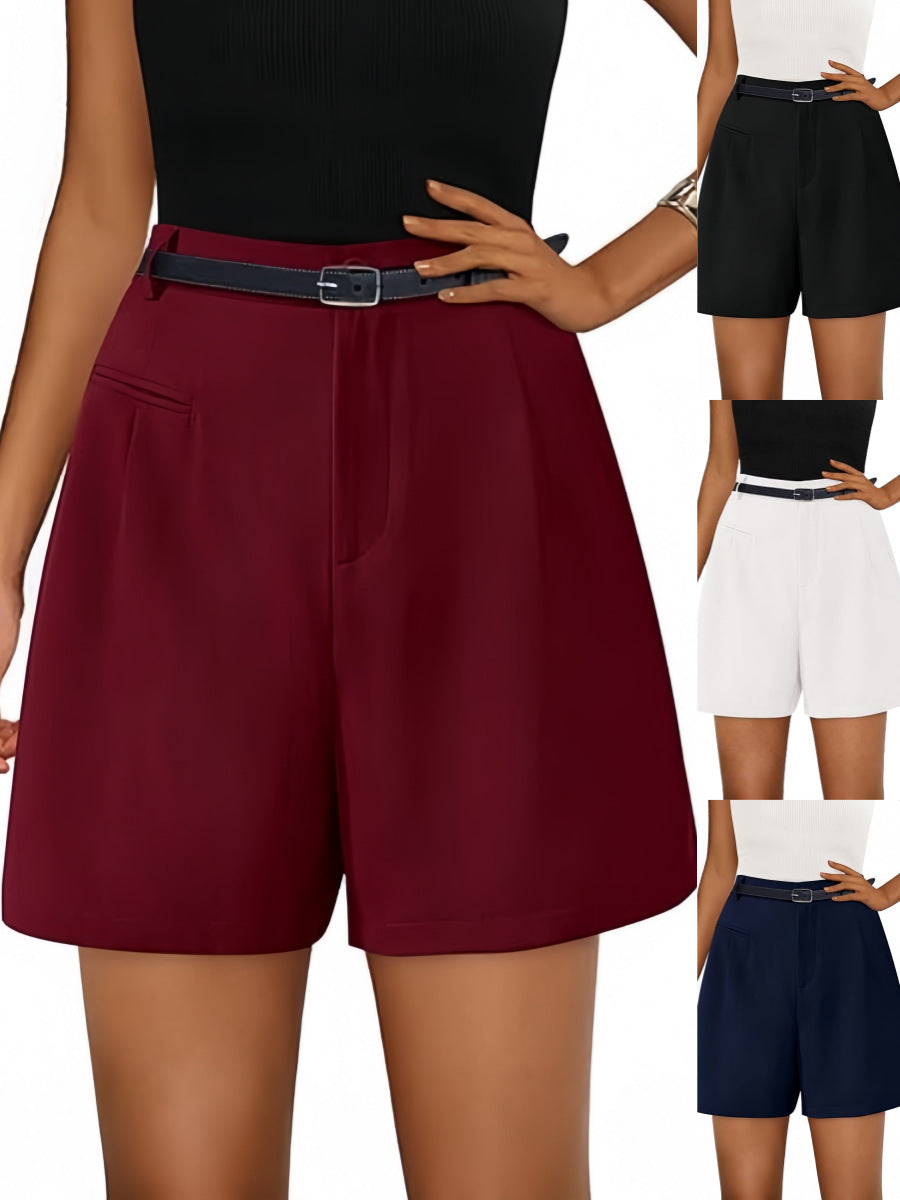 Shorts de Cintura Alta y Pierna Ancha | Elegancia Casual