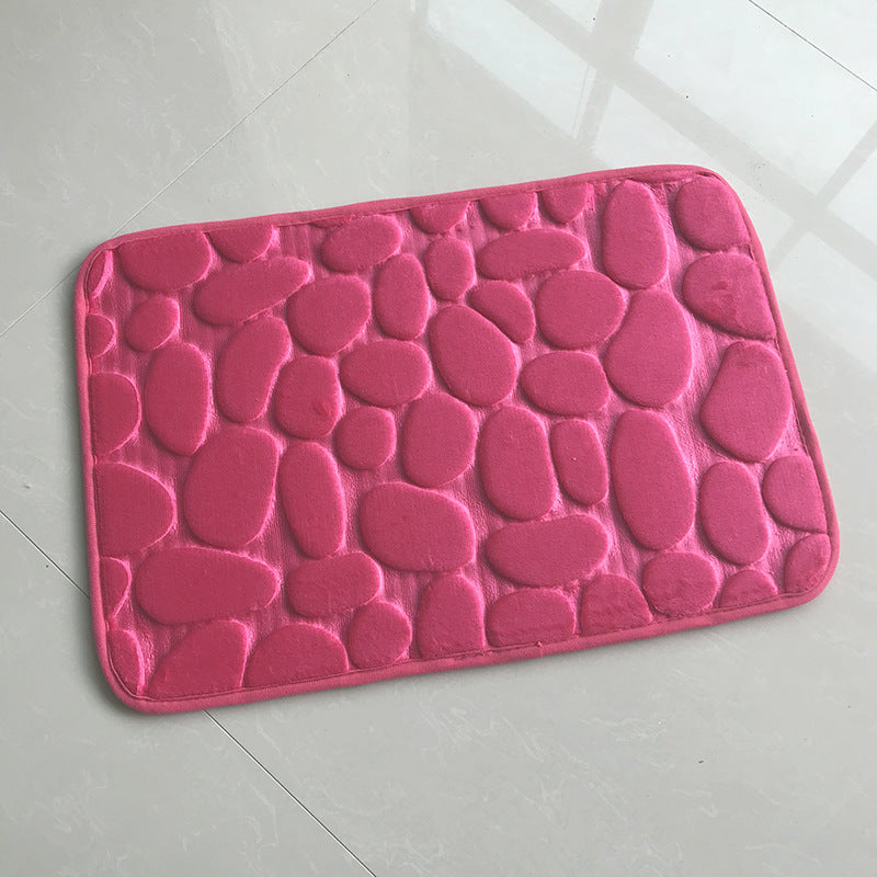 Alfombra de Baño Efecto Piedra 3D — Ultra Suave, Antideslizante y Súper Absorbente