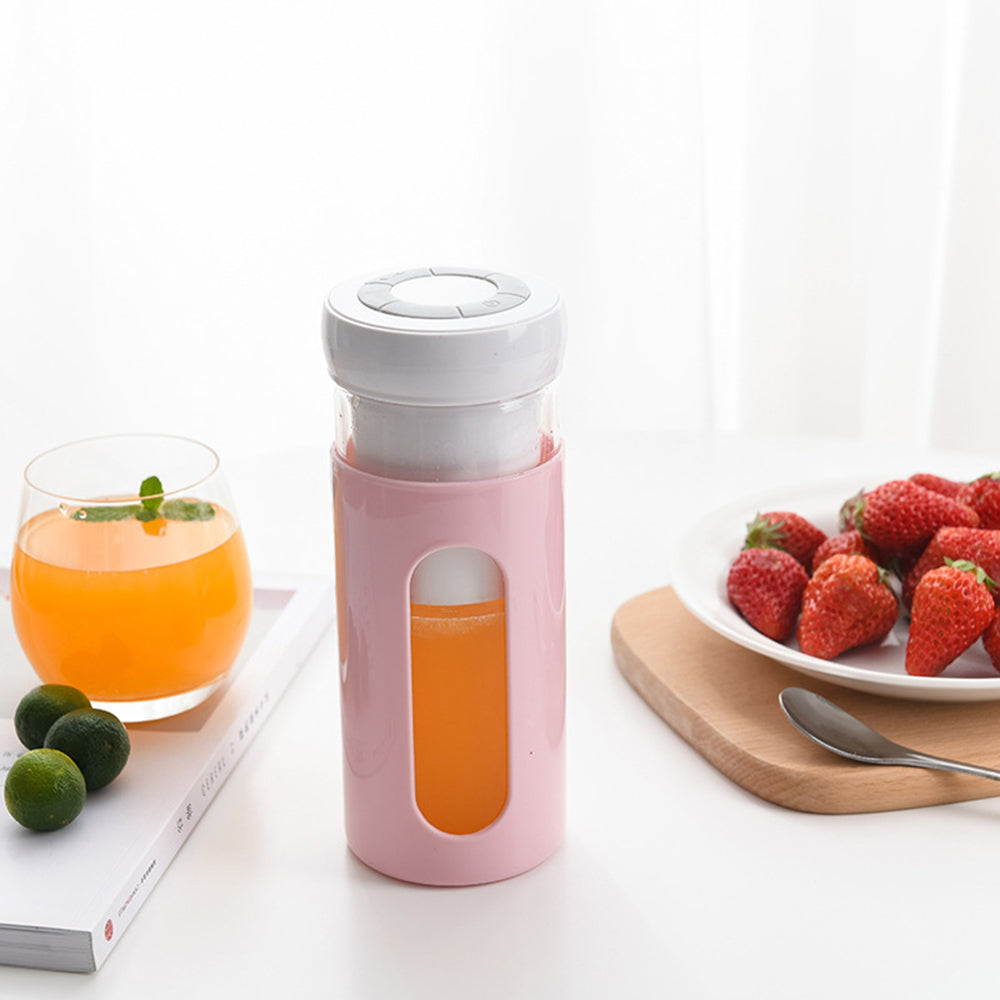 Licuadora portátil, exprimidor de frutas eléctrico, licuadora de batidos recargable por USB, mini máquina de jugo de frutas, batidora de cocina de mano, licuadoras de verduras