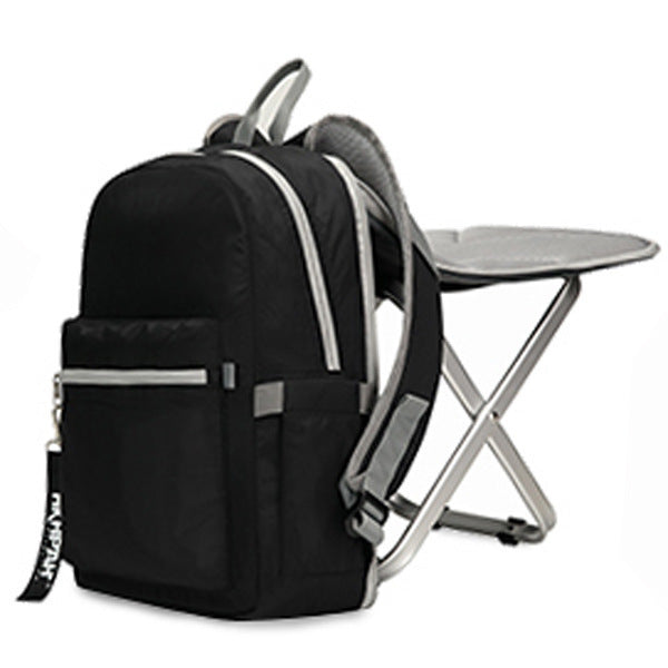 Mochila, Backpack con Asiento Oculto – ¡Organízate y Descansa en Cualquier Lugar!