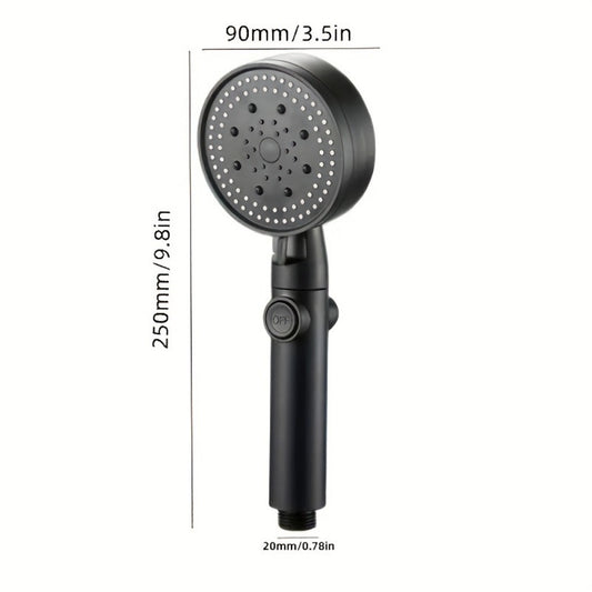 Teléfono Ducha de mano para RV, ajustable sin perforaciones, con gancho de pared universal.