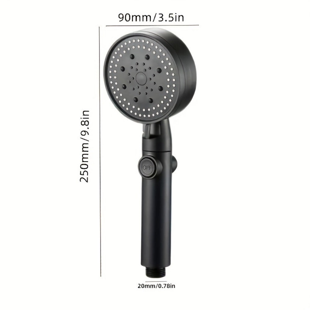 Teléfono Ducha de mano para RV, ajustable sin perforaciones, con gancho de pared universal.
