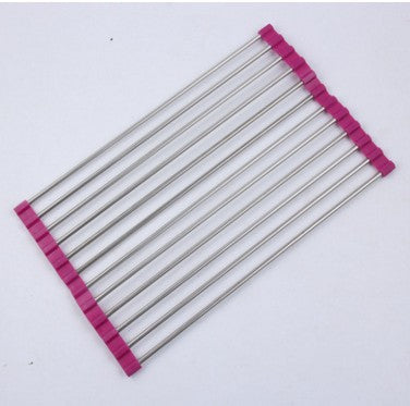 Rejilla Plegable Multifuncional para Fregadero | Secado Rápido y Diseño Profesional