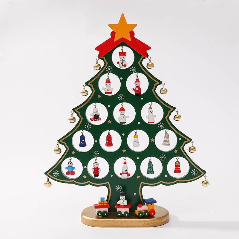 Árbol de navidad hecho en madera, ideal para tu decoración navideña