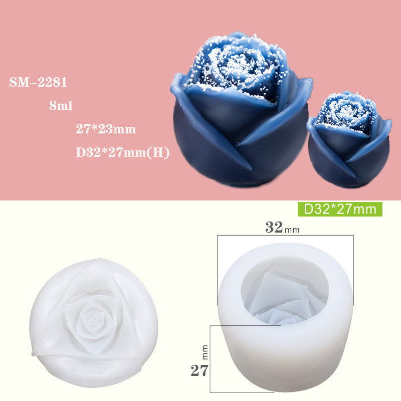 Molde Rosa Premium para Hielos, Chocolates y Postres