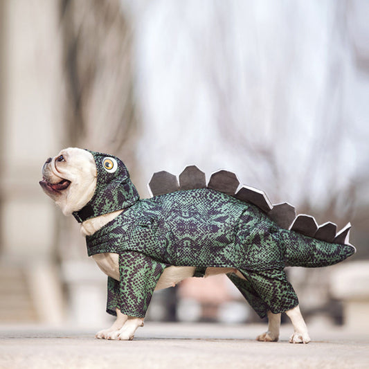 Ropa Divertida para Perros y Gatos – Disfraz de dragón Estilo Suéter