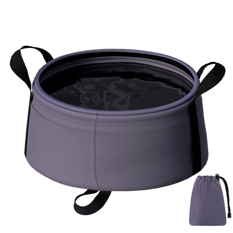 Lavabo plegable portátil para exteriores para lavarse la cara, los pies, para lavar ropa