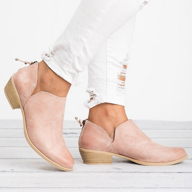Botines de Tacón bajo para  Mujer – Elegancia y Comodidad para Otoño