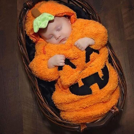 Mono de Halloween para bebe, pijama calentito para bebé