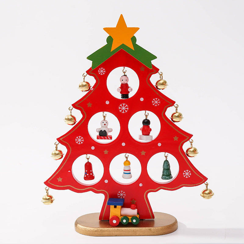 Árbol de navidad hecho en madera, ideal para tu decoración navideña