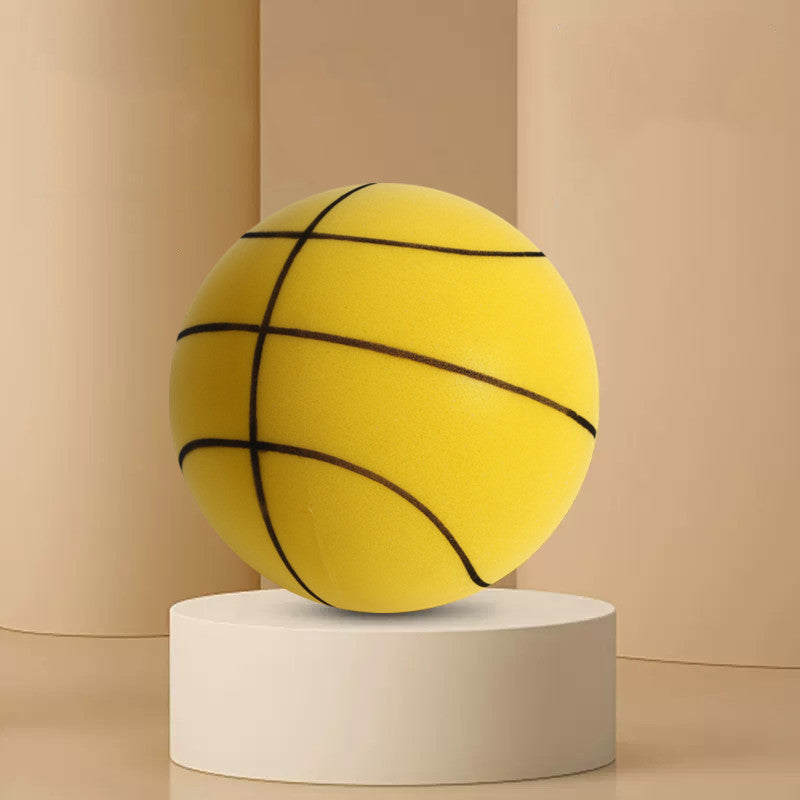 Tablero y Pelota de baloncesto en espuma de alta densidad para interiores, pelota elástica suave de baloncesto silenciosa