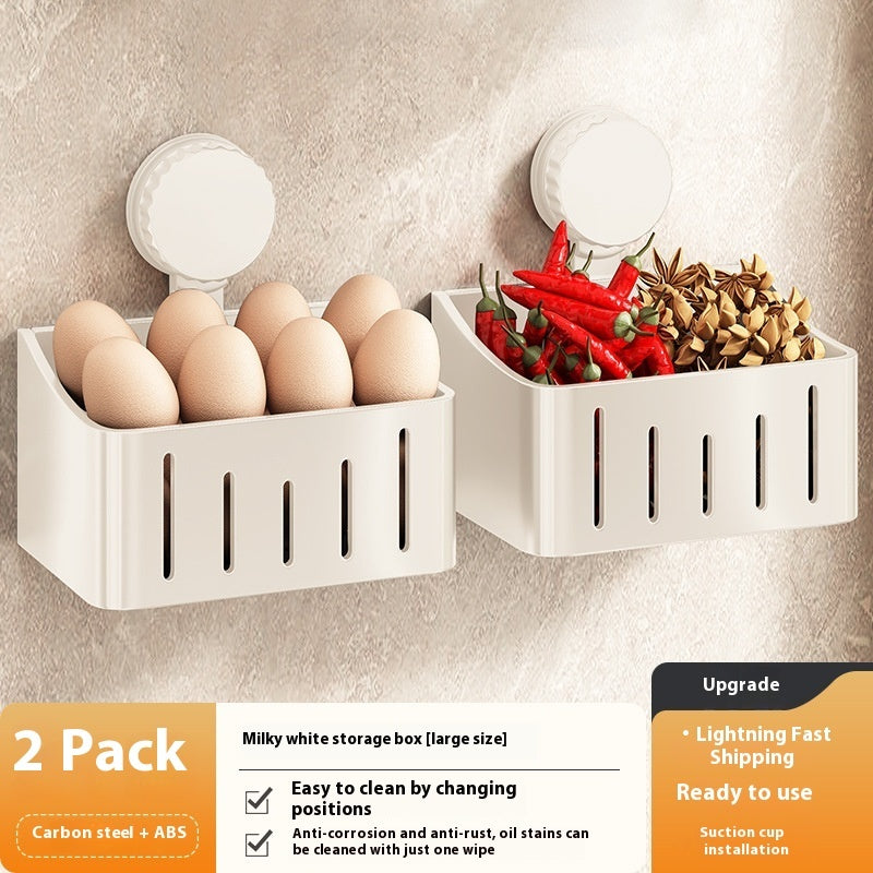 Organizador de Cocina Multifuncional – Canasta de Succión Desmontable para verduras