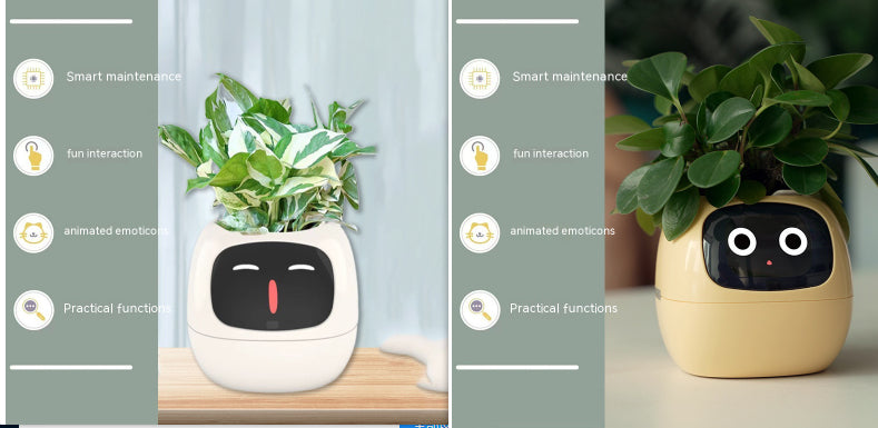 Maceta Inteligente Interactiva | Monitor de Planta con Sensores y Pantalla