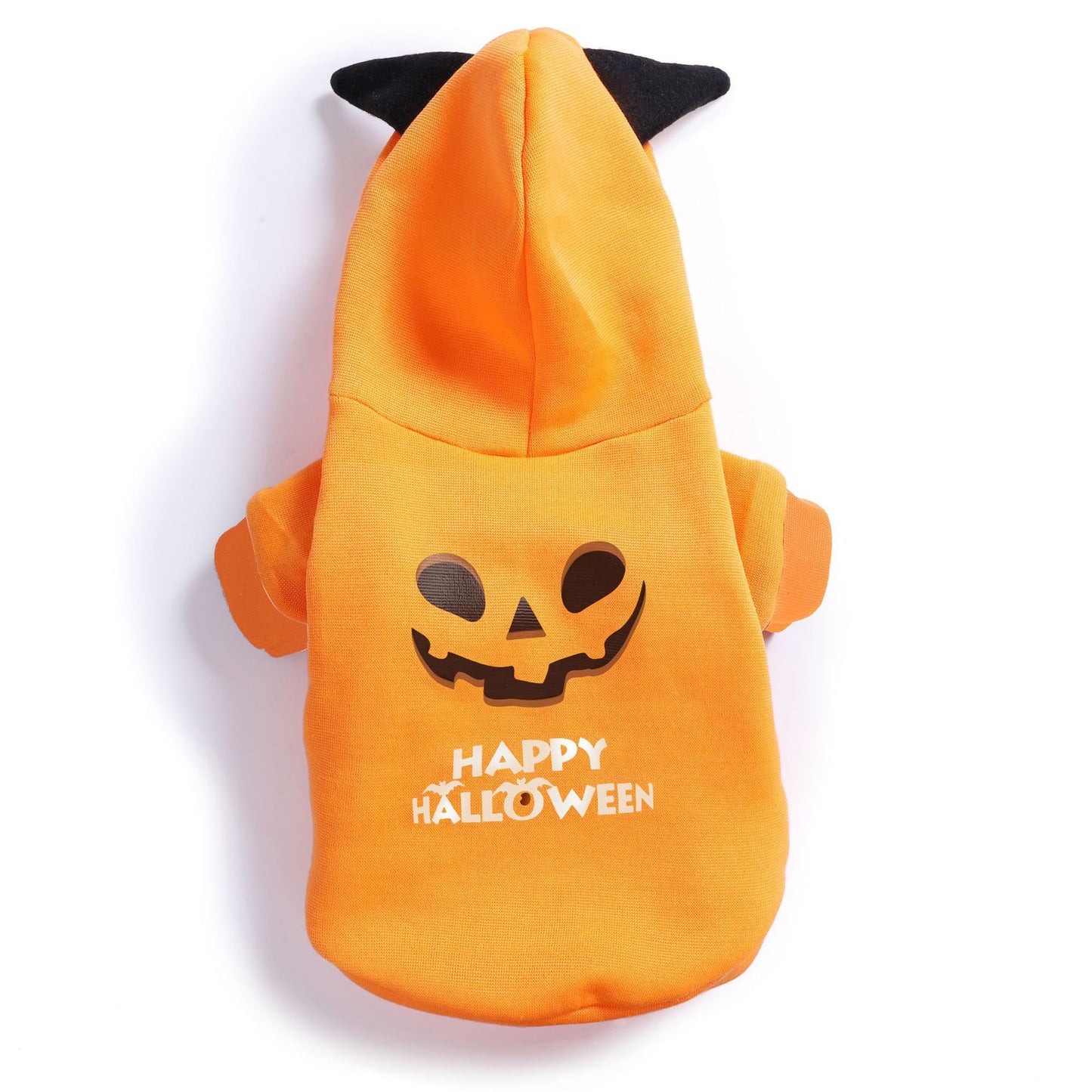 Ropa para perros con suéter de calabaza de Halloween; Ropa para mascotas