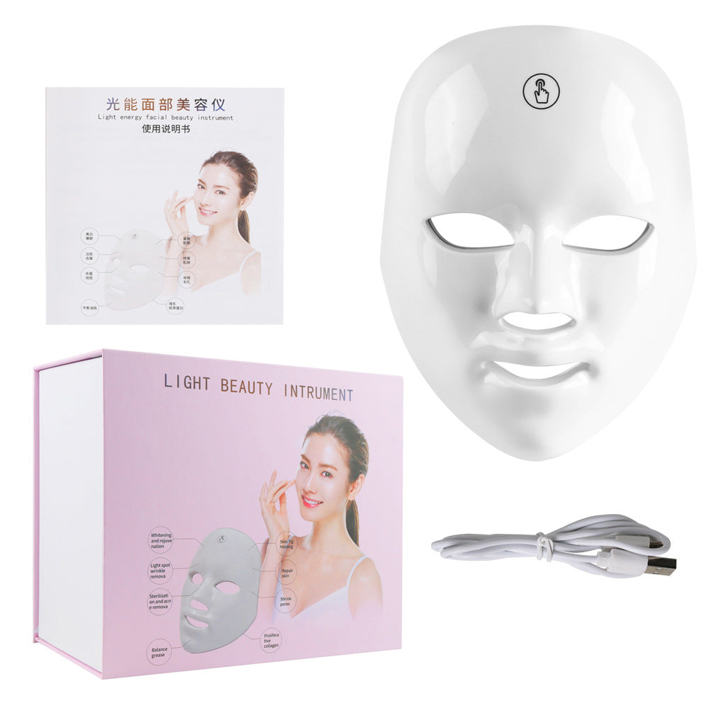 Máscara LED 7 Colores | Spa Facial Inteligente en tu Hogar