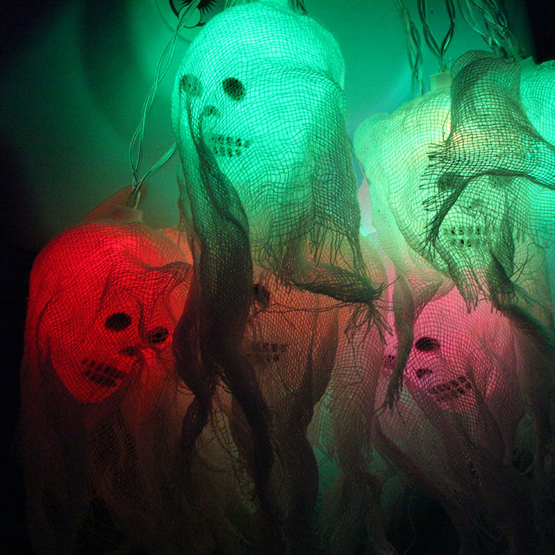 Guirnalda de luces para Halloween, CALACAS divertidas