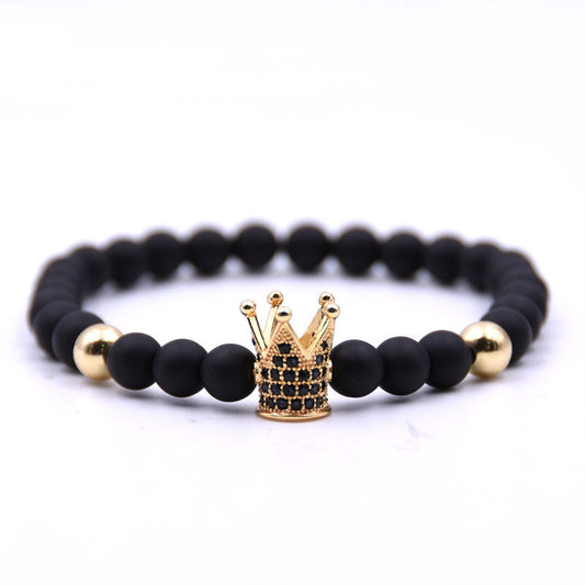 Pulsera Corona de Cobre con Circonias – Elegancia con Beneficios para tu Bienestar